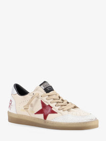 Golden Goose Men's Ballstar Leather Sneakers White, view 2