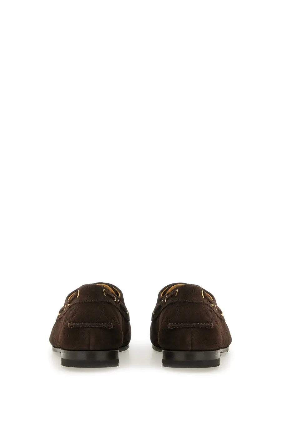 Brown suede loafers with gold-tone hardware and classic moccasin design in bally men’s moccasin pathy brown