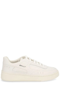 Bally men’s raise sneaker white with clean minimalist design and subtle stitching details