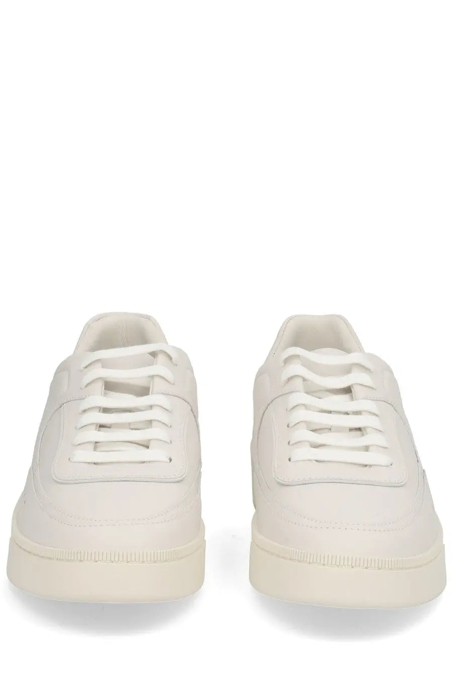 Bally men’s raise sneaker white minimalist white leather sneakers with clean stitching and chunky rubber sole