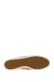 Bally men’s tyger sneaker white low-top sneaker in white and red with rubber sole for casual wear