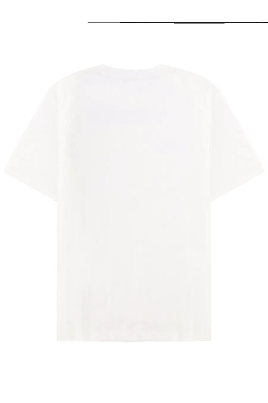 Balmain men’s white cotton t-shirt with relaxed fit and short sleeves for casual wear