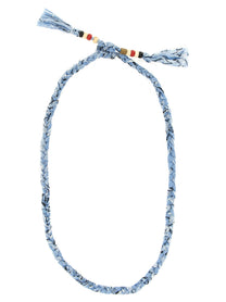 Alanui Bandana Necklace Blue
