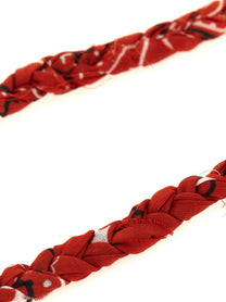 Alanui Bandana Necklace Red, view 3