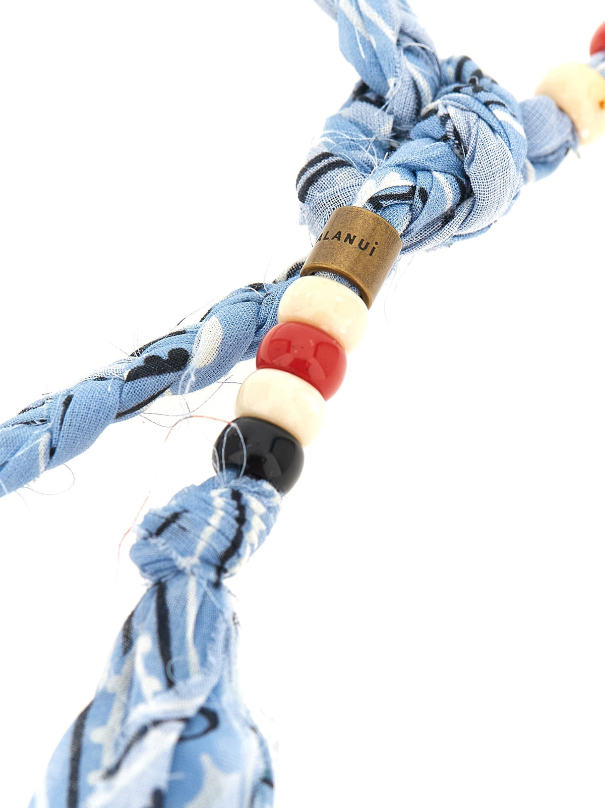 Alanui Bandana Necklace Blue, view 2