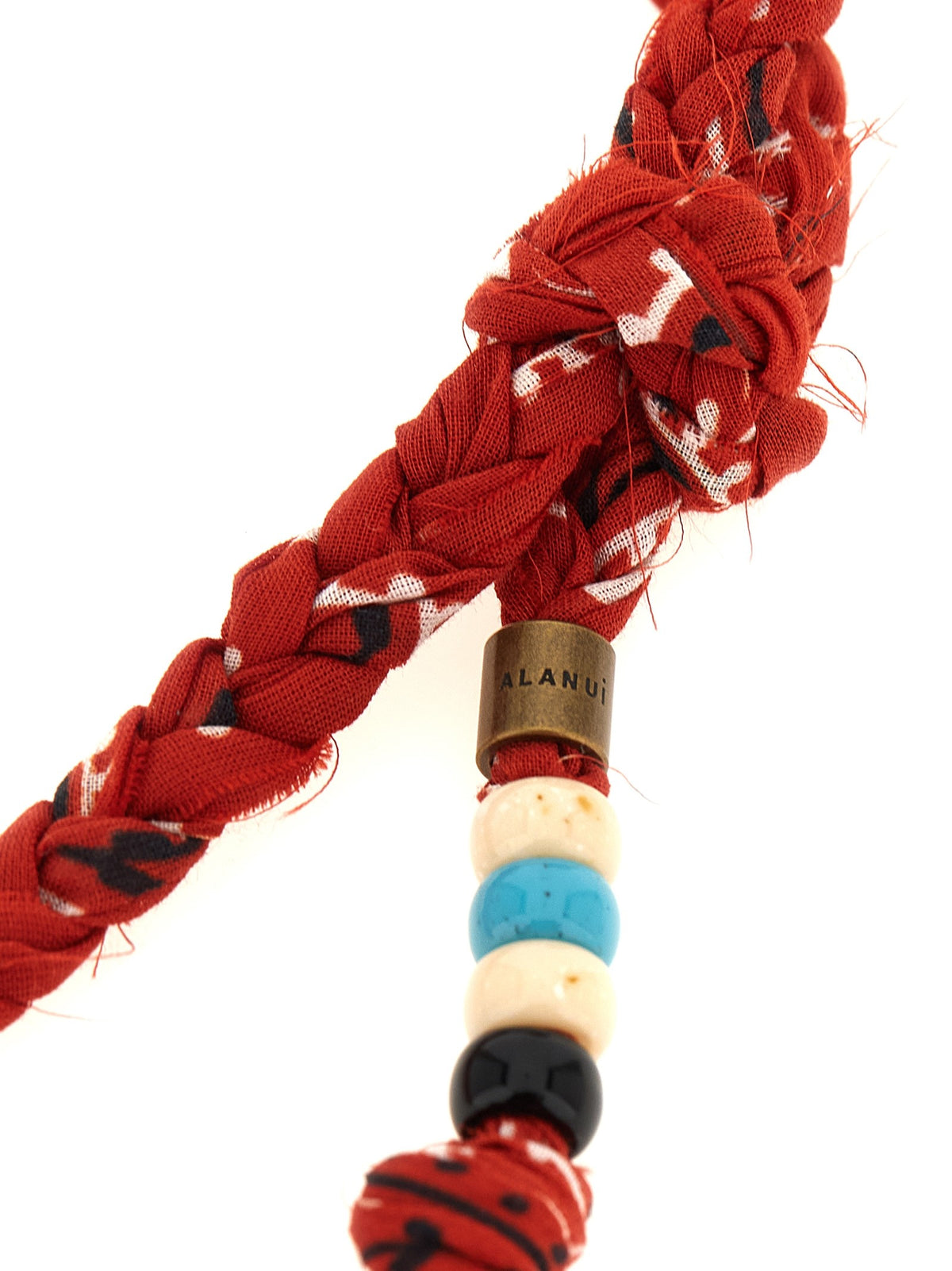 Alanui Bandana Necklace Red, view 2