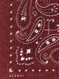 Alanui Bandana Paisley Red, view 3