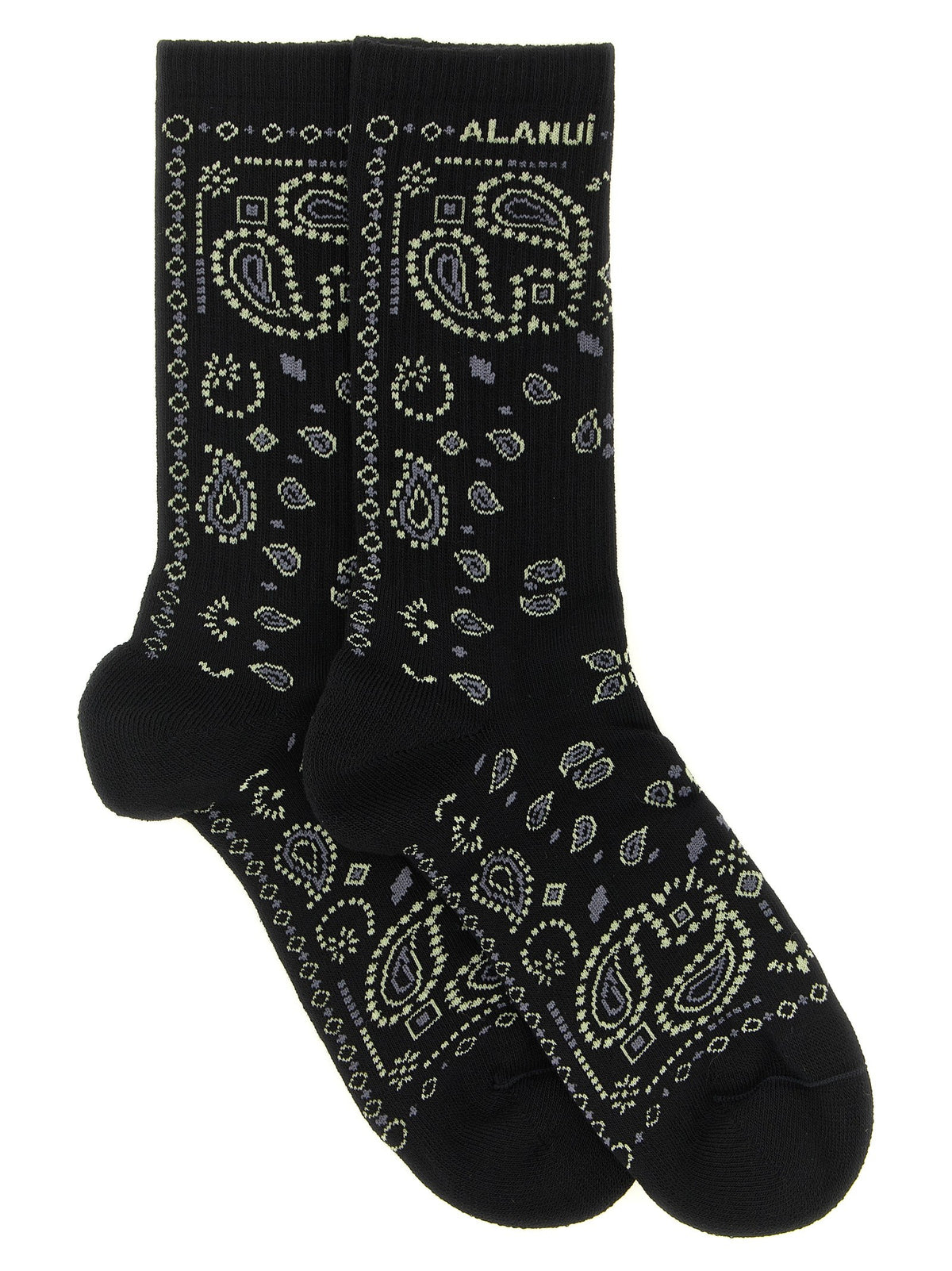 Alanui Bandana Socks Black