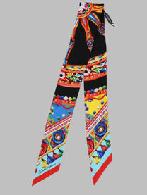 Dolce &amp; Gabbana Women's Bandeau 6X100 in Twill DI Seta Multicolor