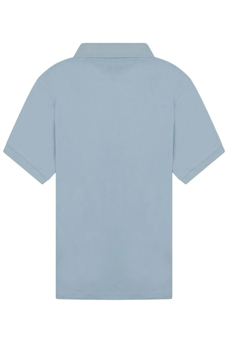 Barbour men’s polo blue light blue short-sleeved shirt with classic collar and neatly stitched seams