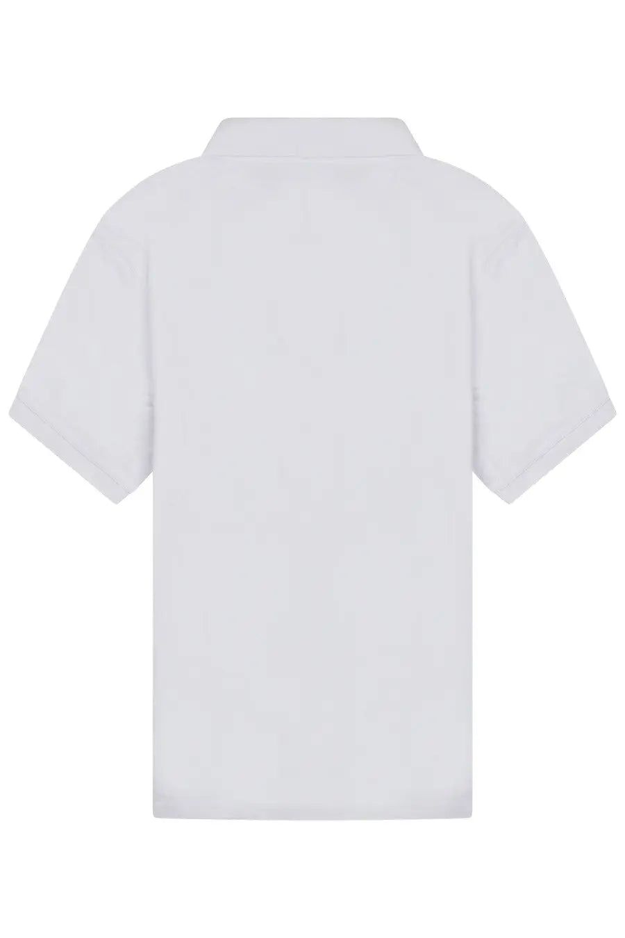 Barbour men’s white polo shirt with short sleeves and classic collar featuring a clean minimalist design