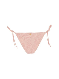 Versace Women's Baroque Print Bikini Bottom Blue, view 4