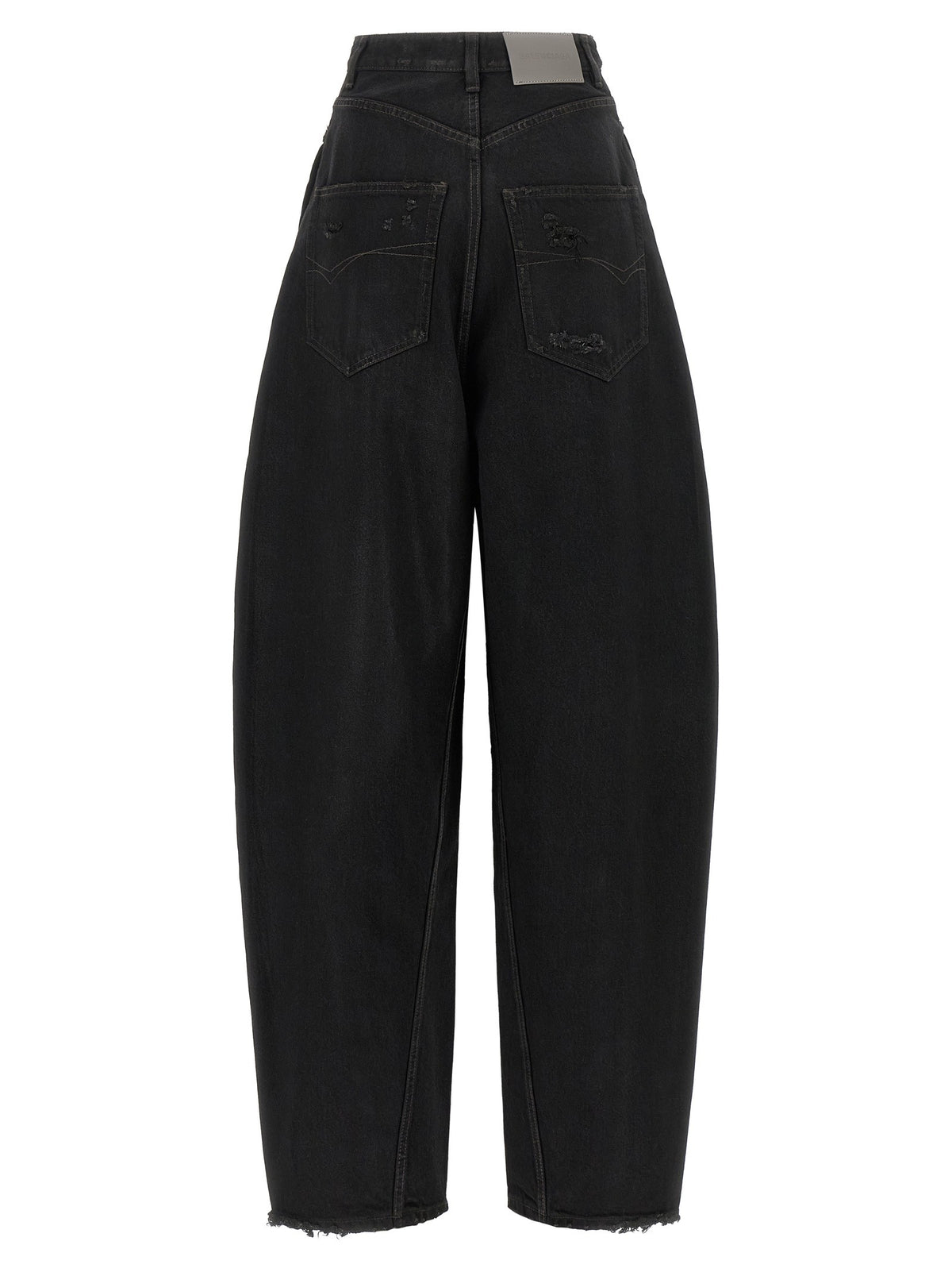 Balenciaga Barrel Leg Jeans Black