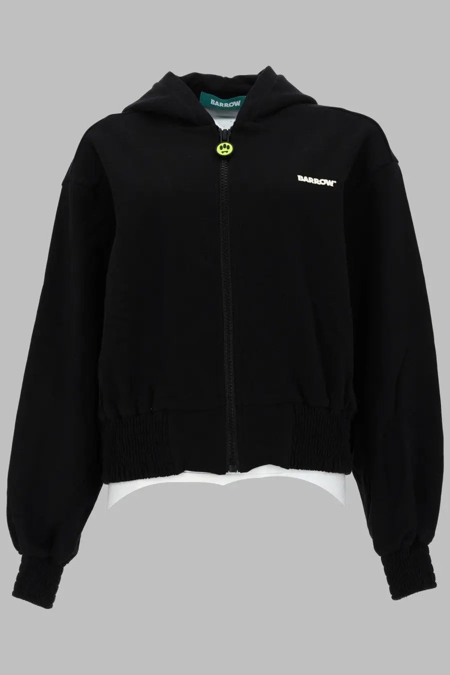 Barrow Women's Felpa Con Zip Cappuccio Black