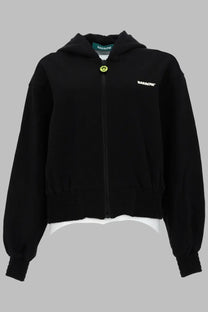 Barrow Women's Felpa Con Zip Cappuccio Black