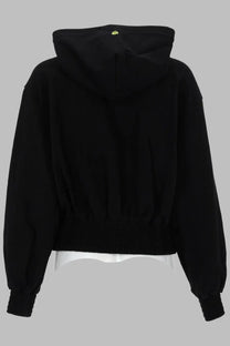 Barrow Women's Felpa Con Zip Cappuccio Black