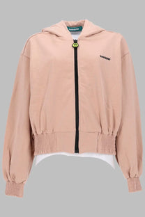Barrow Women's Felpa Con Zip Cappuccio Blue