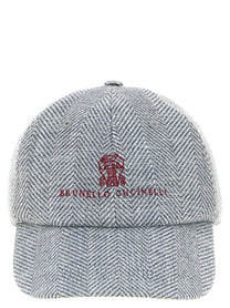 Brunello Cucinelli Baseball Cap Blue