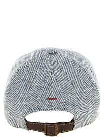 Brunello Cucinelli Baseball Cap Blue, view 3