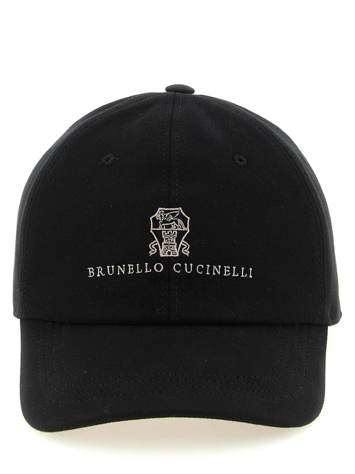 Brunello Cucinelli Baseball Hat Black
