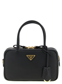 PRADA Bauletto Handbag Black