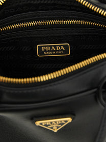 PRADA Bauletto Handbag Black