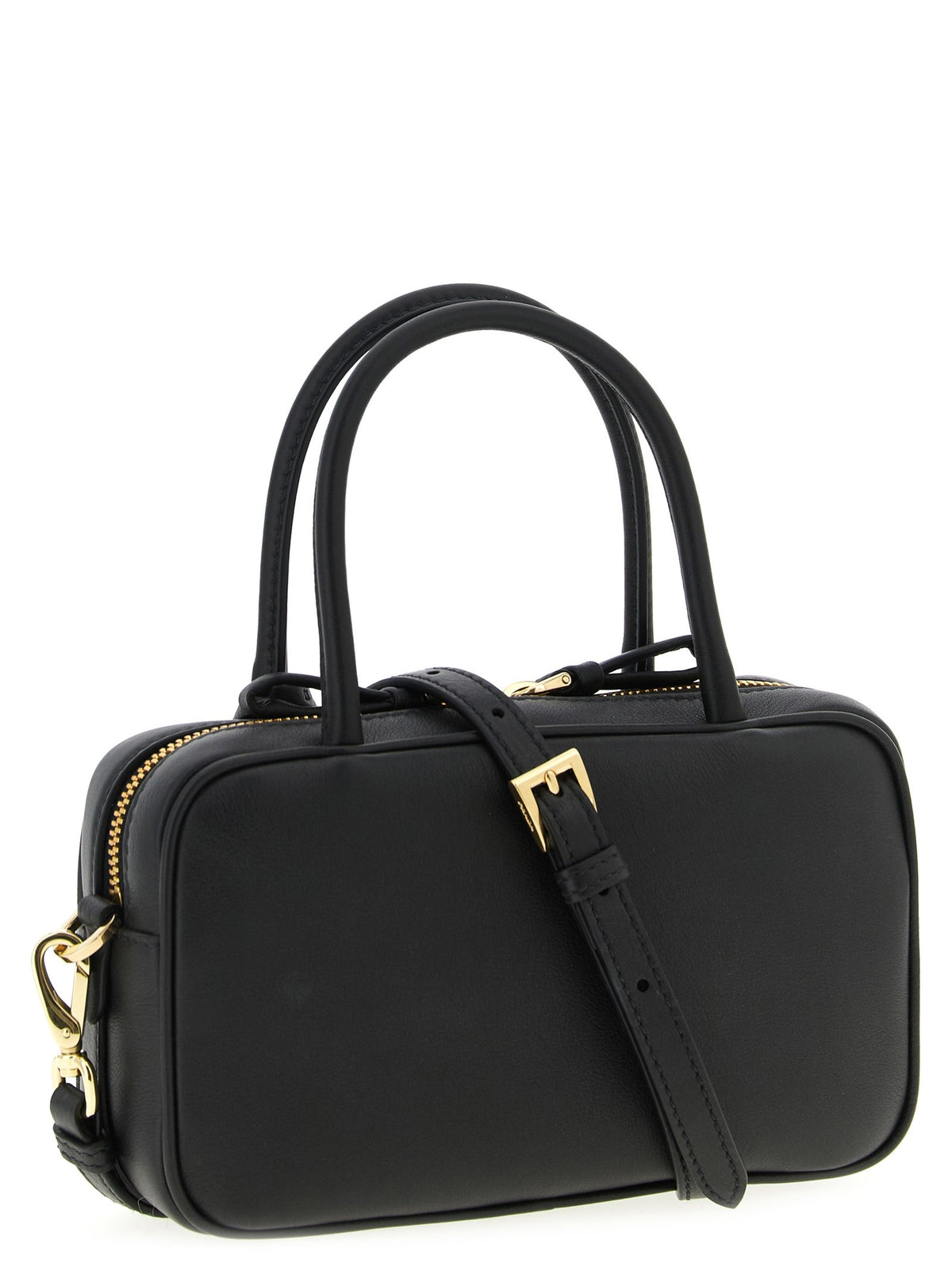 PRADA Bauletto Handbag Black