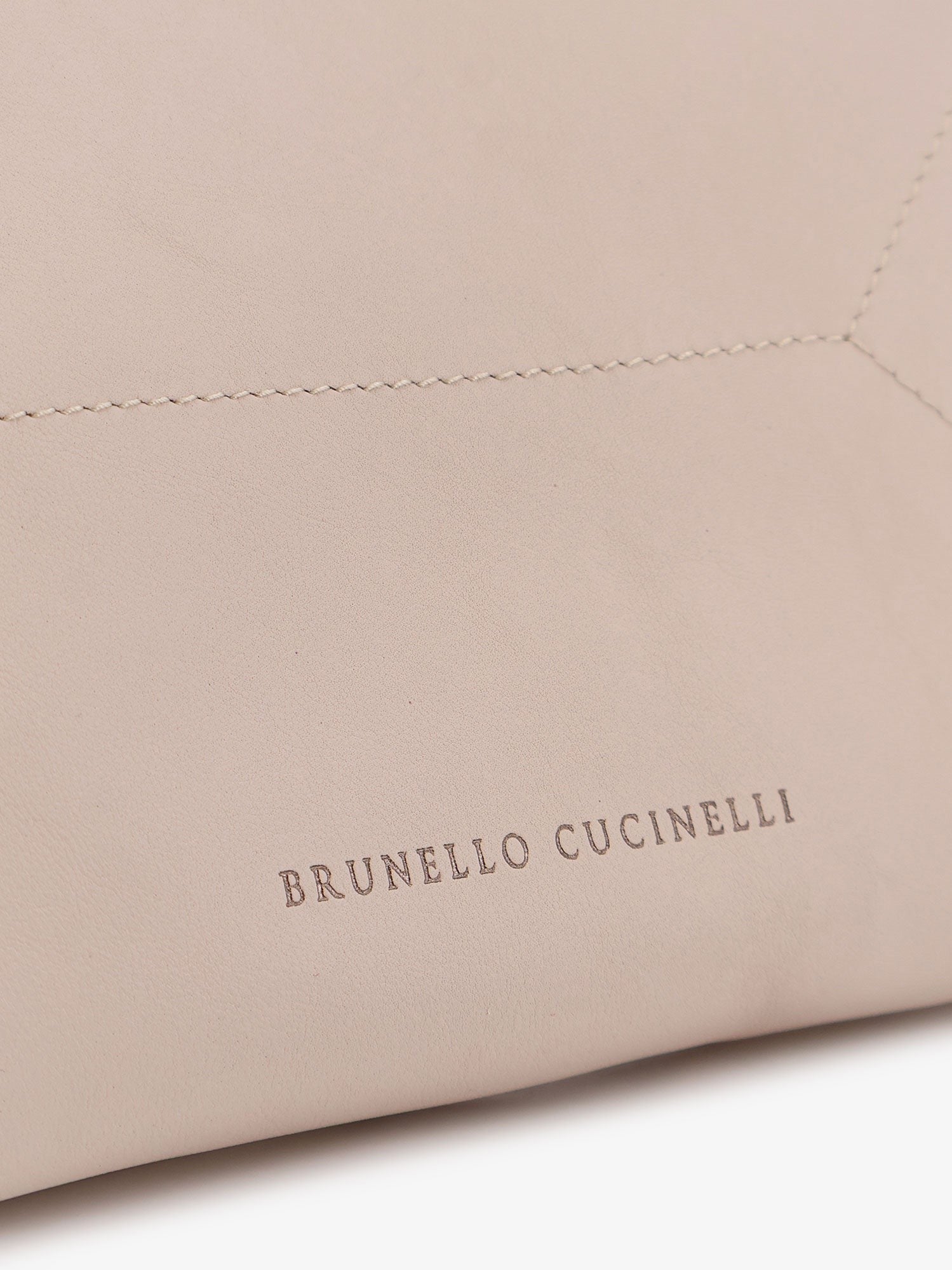 Brunello Cucinelli Women's BC Duo Leather Shoulder Bag White
