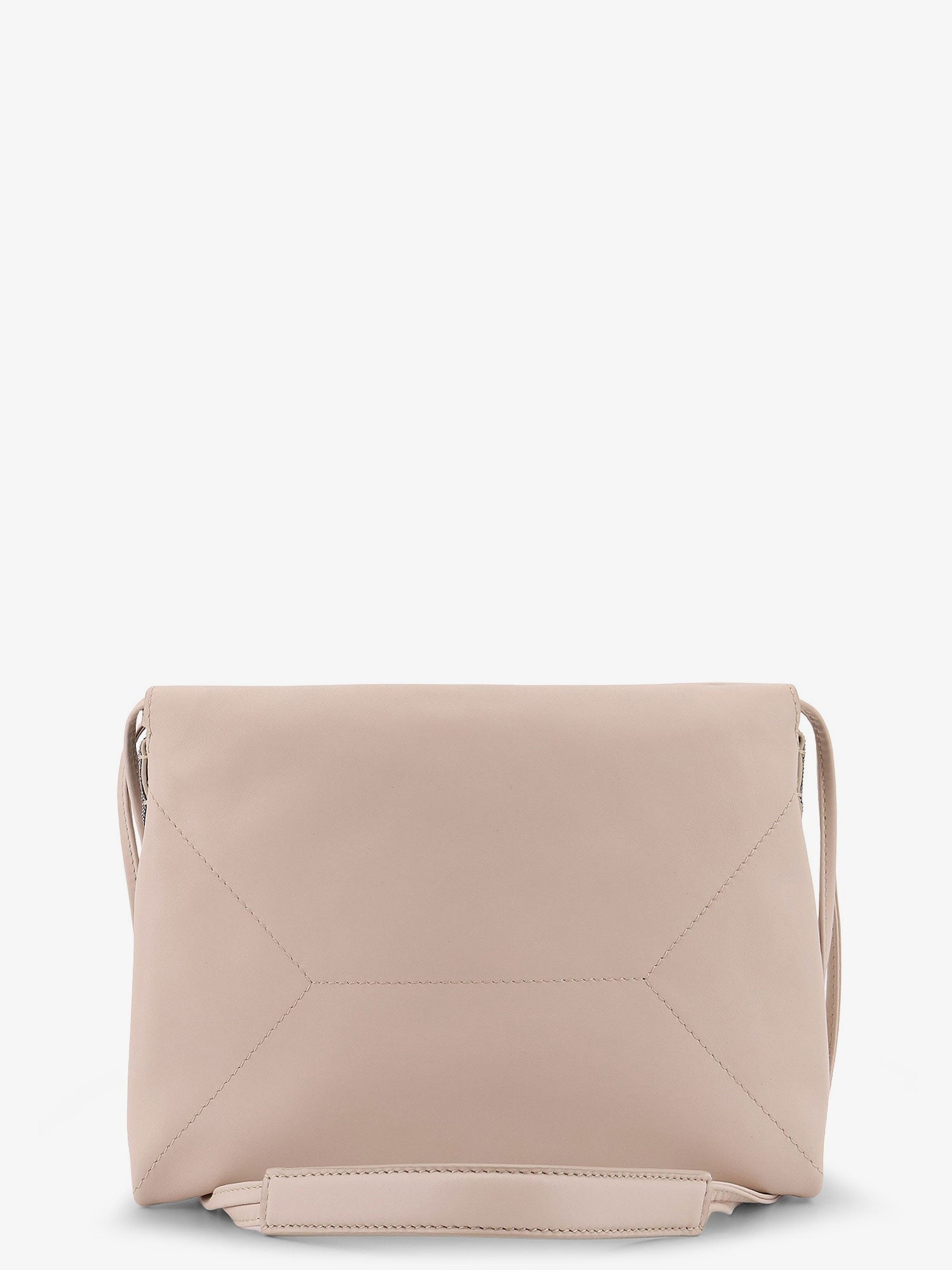Brunello Cucinelli Women's BC Duo Leather Shoulder Bag White