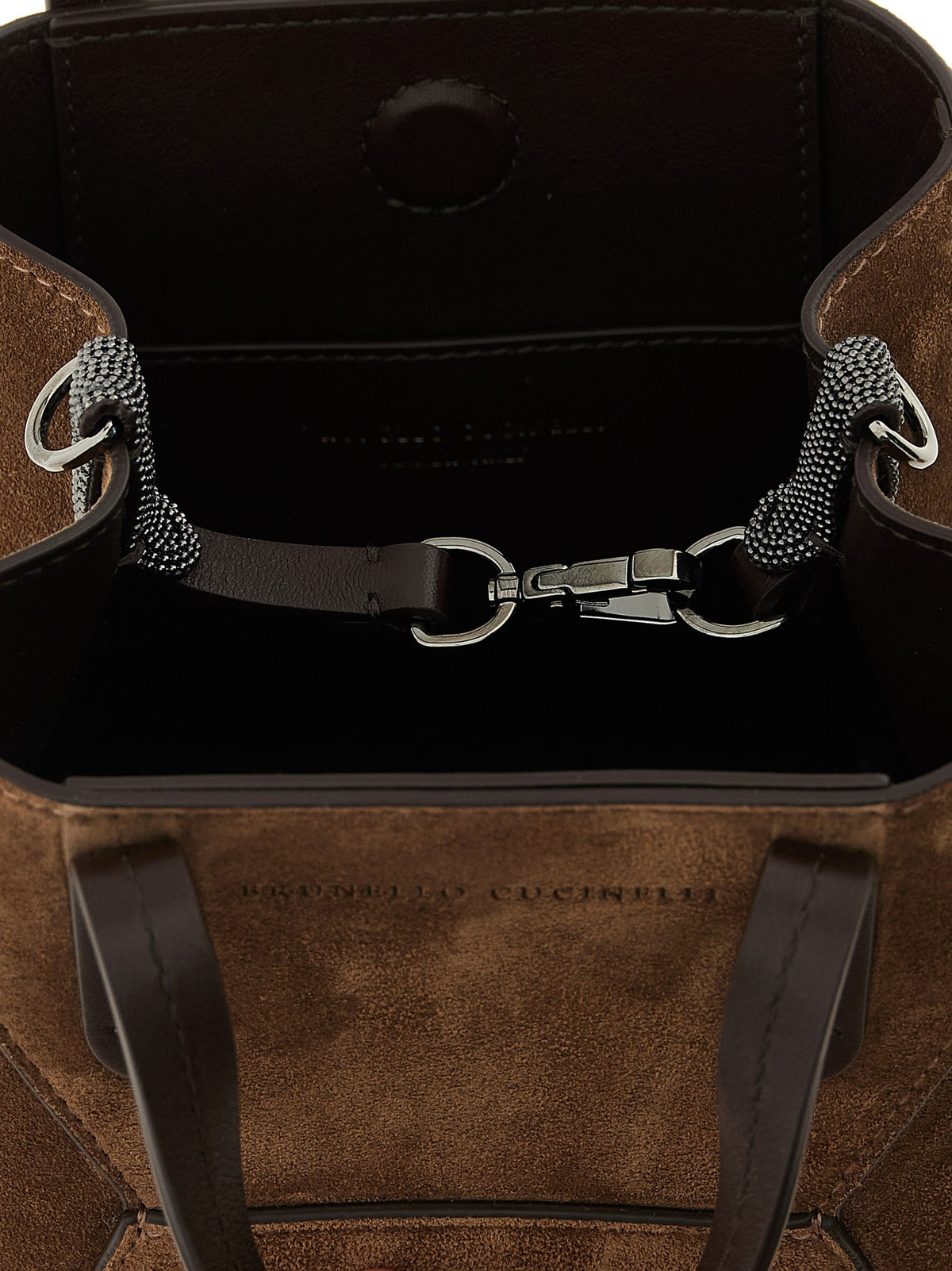 Brunello Cucinelli BC Duo Mini Handbag Brown, view 5