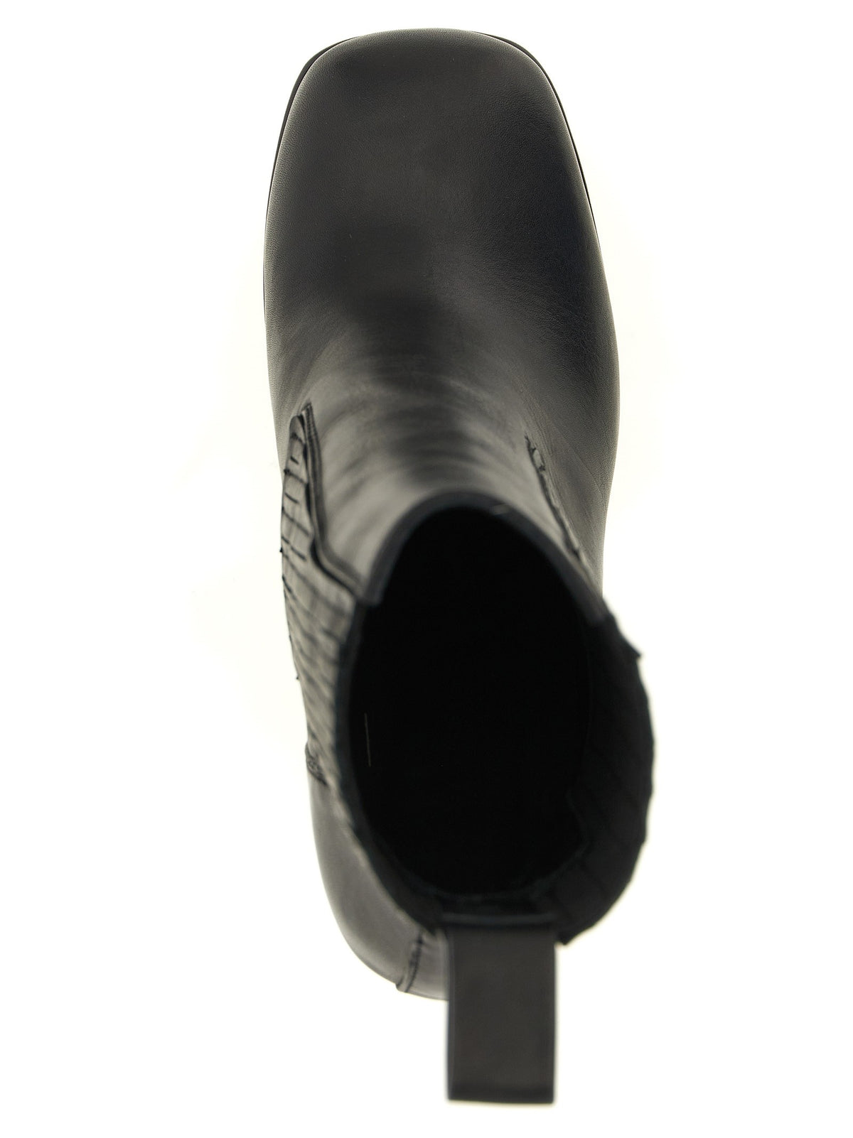 Rick Owens Beatle Kiss Ankle Boots Black