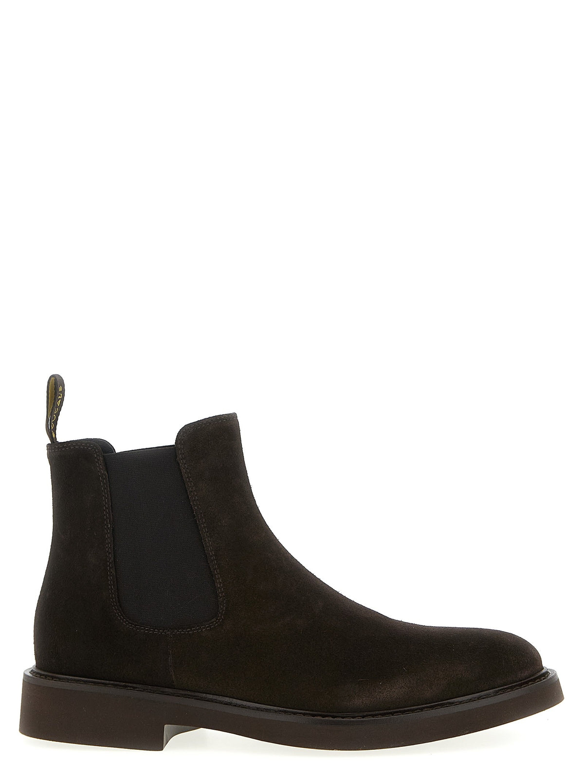 Doucal's Men's Suede Beatles Ankle Boots Gold