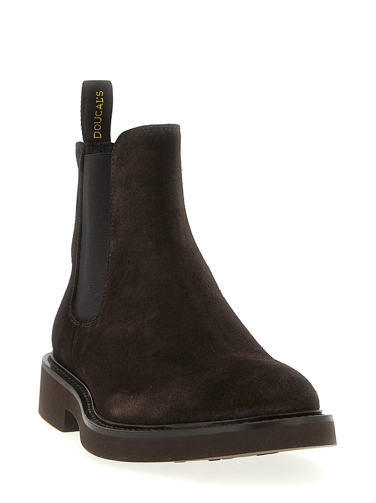 Doucal's Men's Suede Beatles Ankle Boots Gold