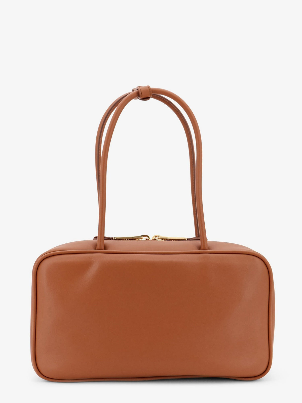 Miu Miu Women's Beau Leather Handbag Brown