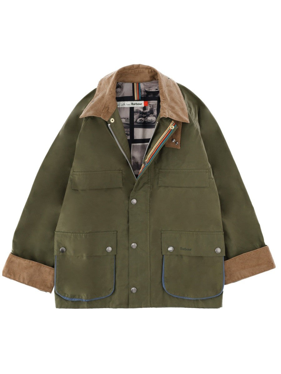 Barbour Men's Bedale Paul Smith Barbour Jacket Green