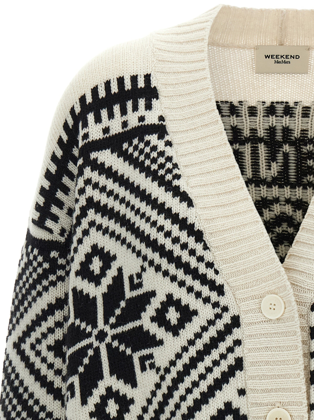 Weekend Max Mara Belgio Cardigan White