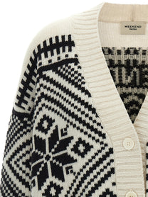 Weekend Max Mara Belgio Cardigan White
