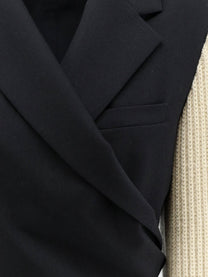 Dries Van Noten Women's Beline Bis Wool Blazer Black