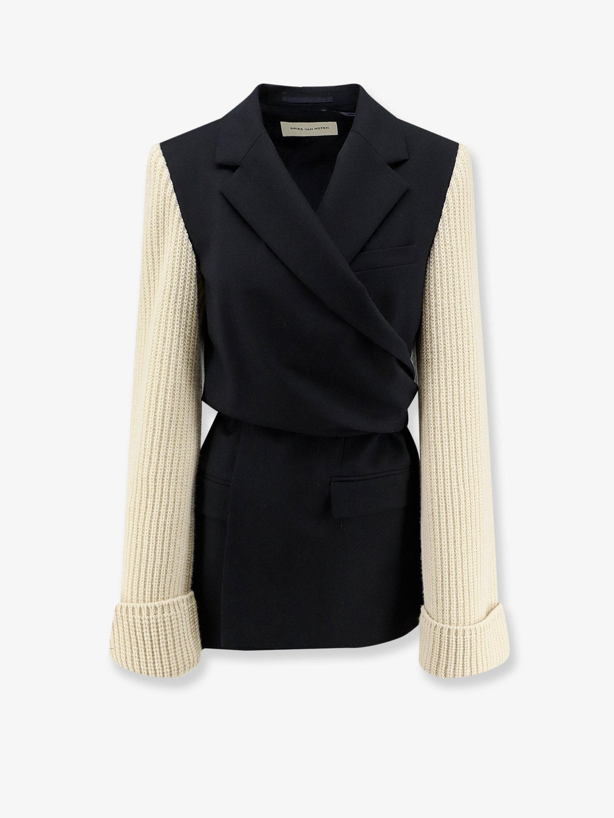 Dries Van Noten Women's Beline Bis Wool Blazer Black