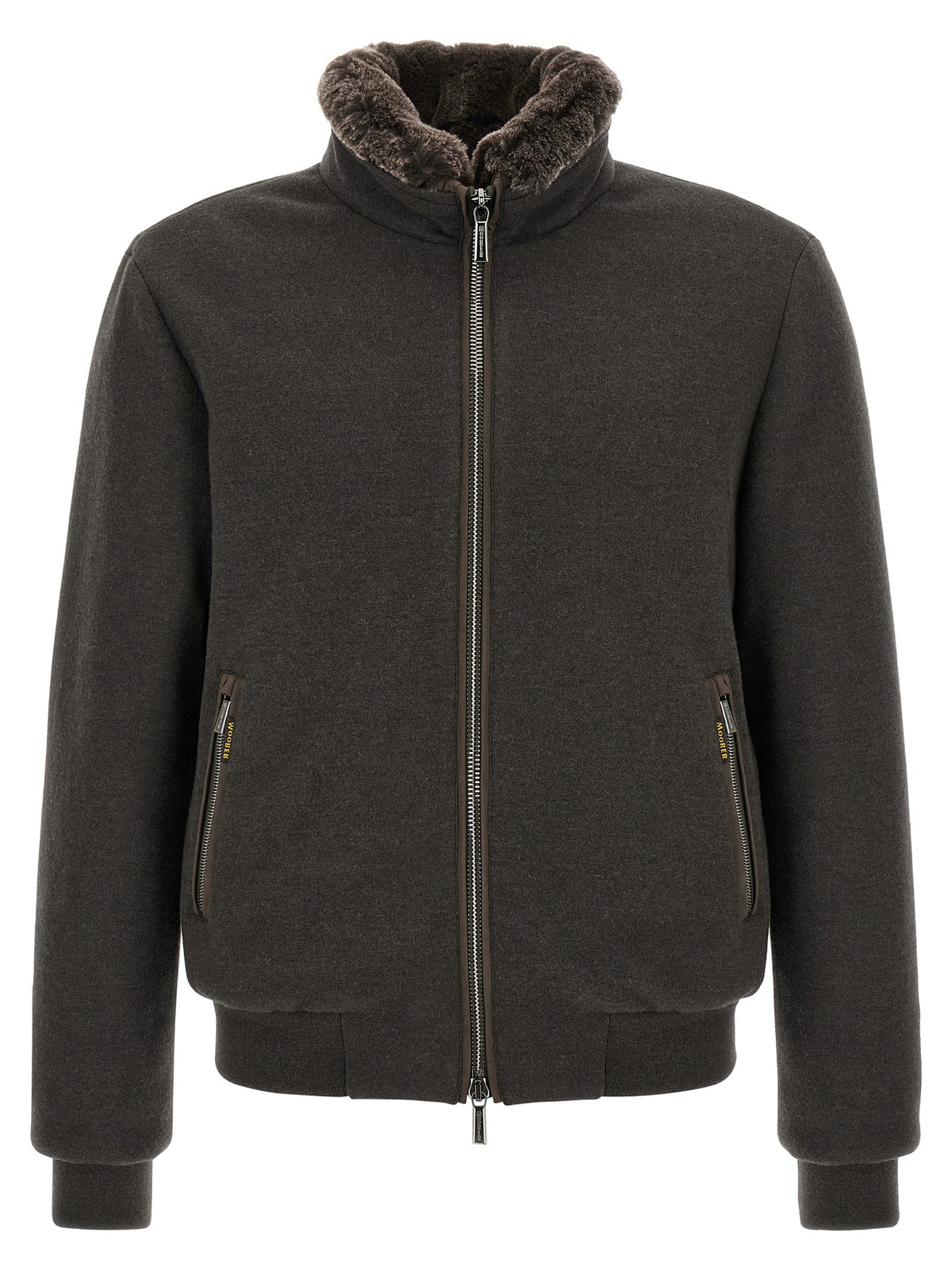 MooRER Men's Bellati Mrw Wool and Cashmere Jacket Brown