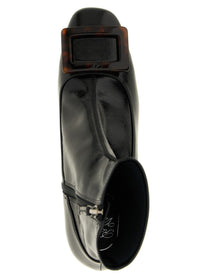 Roger Vivier Belle Vivier Ankle Boots Black