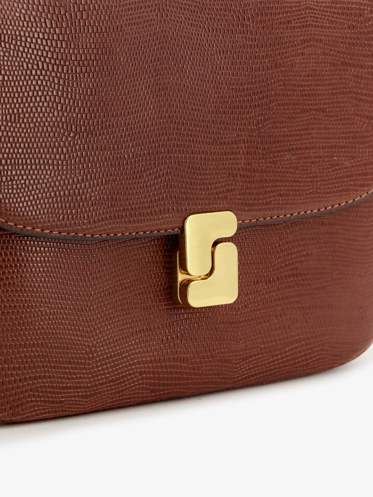 Soeur Women's Bellissima Maxi Leather Shoulder Bag Brown
