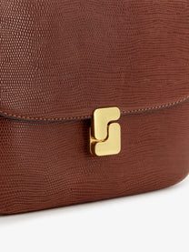 Soeur Women's Bellissima Maxi Leather Shoulder Bag Brown