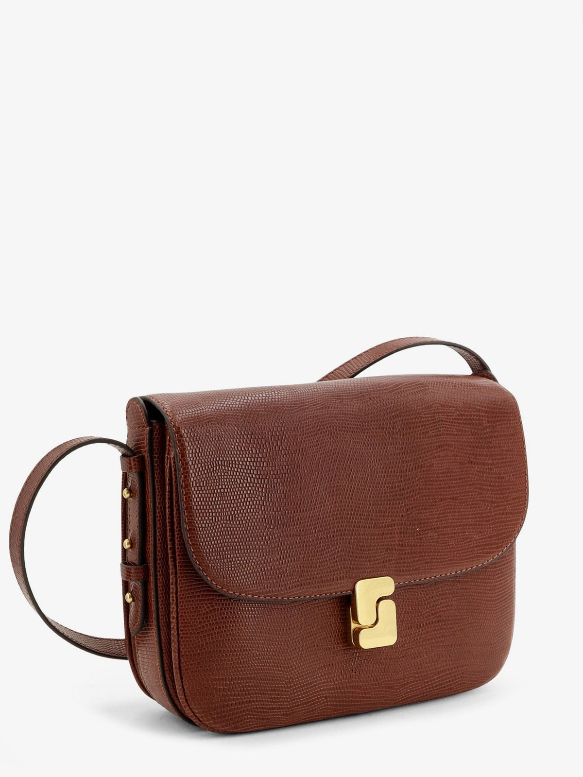 Soeur Women's Bellissima Maxi Leather Shoulder Bag Brown