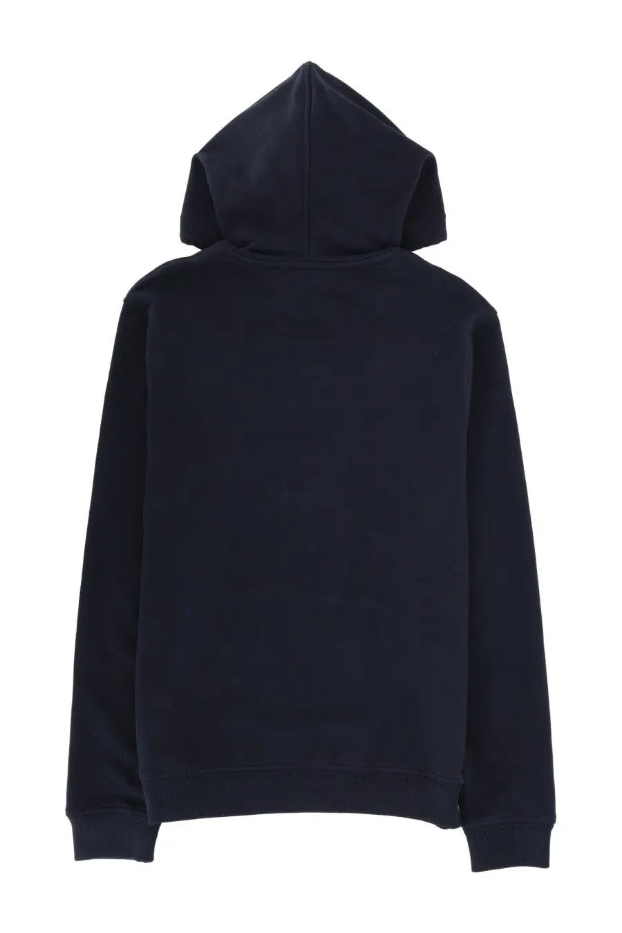 Black belstaff men’s hoodie with soft ribbed hem and cuffs in blue designed for comfortable casual wear