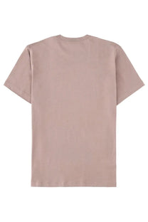 Belstaff men’s blue shirt made of soft blush pink cotton with a simple crew neck and short sleeves