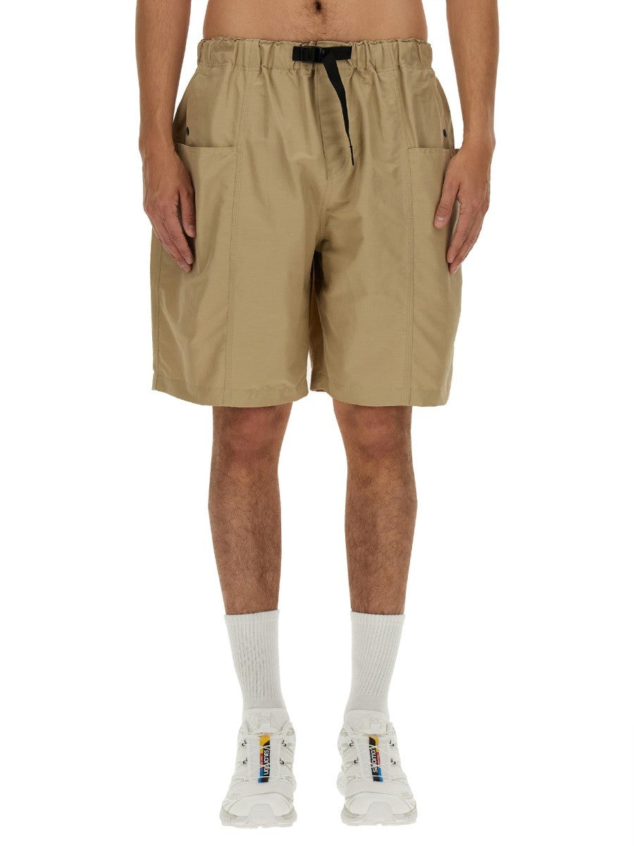 South2 West8 Men's Belted Bermuda Shorts Beige