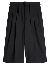 Dries Van Noten Men's Belted Pants Black