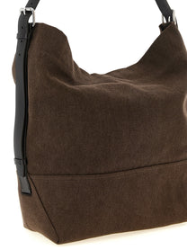 Lemaire Belted Shopping Bag Brown