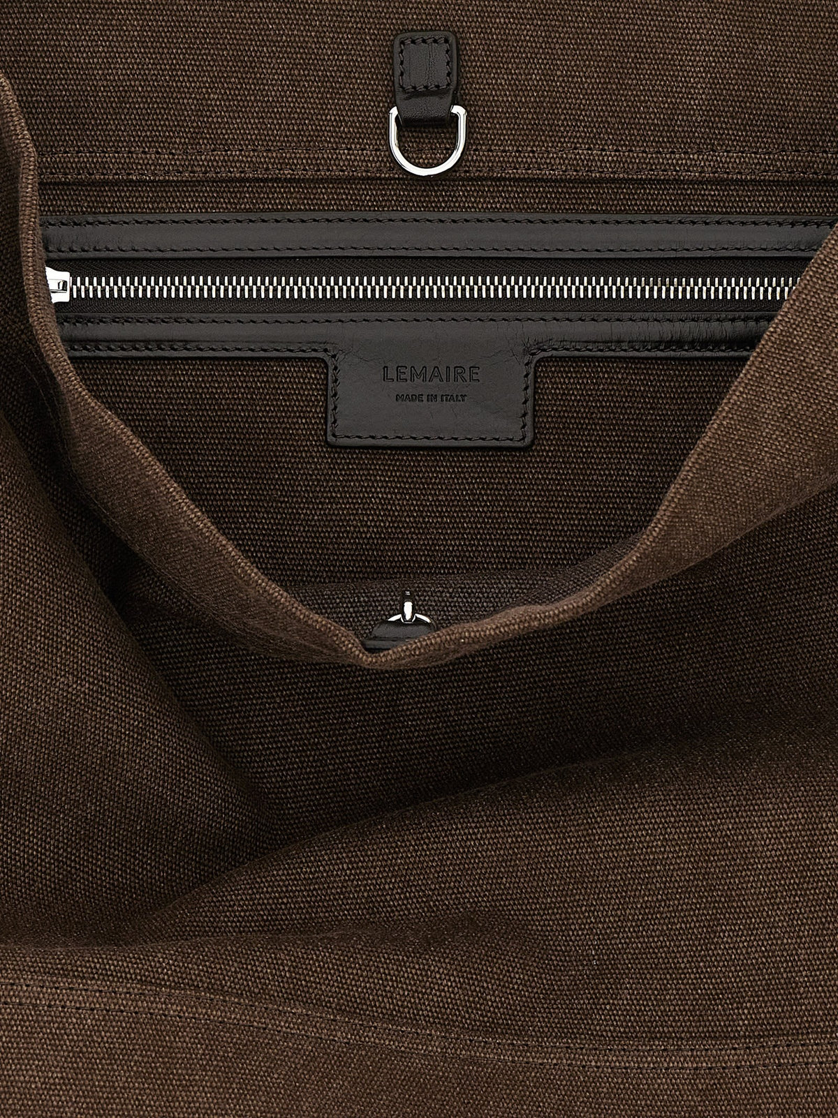 Lemaire Belted Shopping Bag Brown